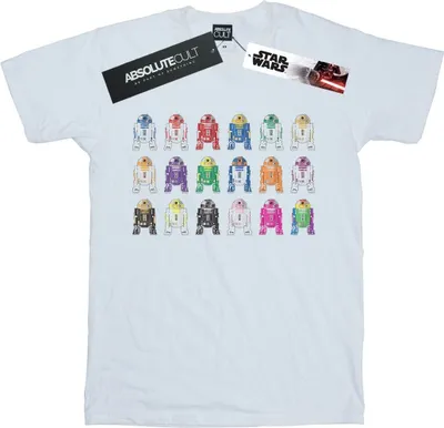 Produktbild von Star Wars - "R2 Units" T-Shirt für Damen BI44923 (M) (Weiß)