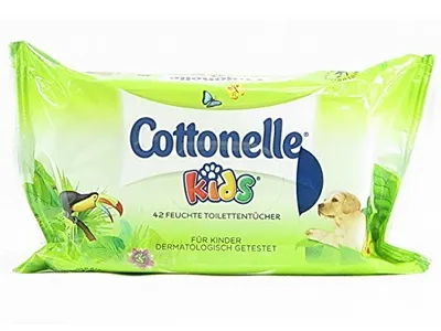 Obrázek produktu pro Cottonelle Kids, 42 vlhčených toaletních kapesníků