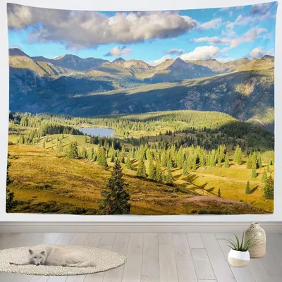 Immagine prodotto di Tappeto da parete con paesaggio naturale per la decorazione
