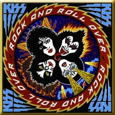 Produktbild von Kiss - Kühlschrank-Magnet "Rock N´ Roll Over", Album RO11195 (Einheitsgröße) (Bunt)