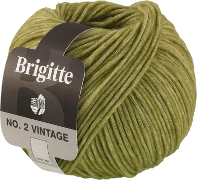 Produktbild von Lana Grossa - Brigitte No. 2 Vintage 0208 oliv meliert