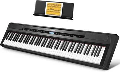 Produktbild von Donner E Piano Digitalpiano 88 Tasten, Hammermechanik Gewichteten,Klavier,DEP-20