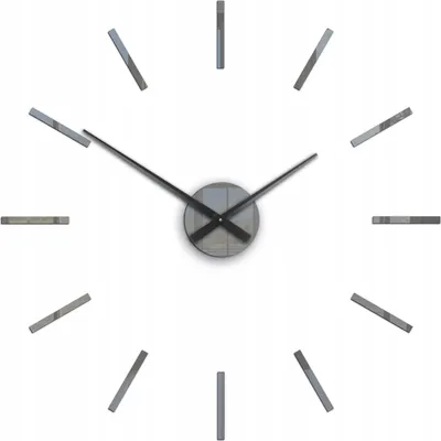 Produktbild von Große moderne Wanduhr SOLO GREY 65CM DIY