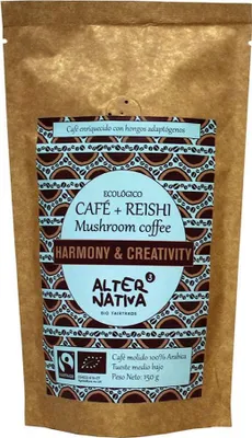 KAWA MIELONA ARABICA Z REISHI FAIR TRADE BEZGLUTENOWA BIO 150 g - ALTERNATIVA3