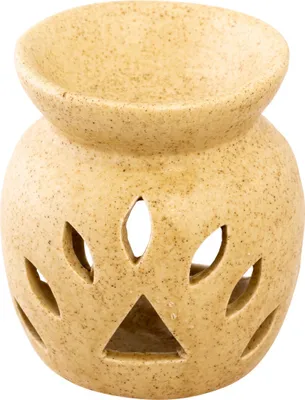 Produktbild von Duftstövchen keramik sandfarben H 8 cm