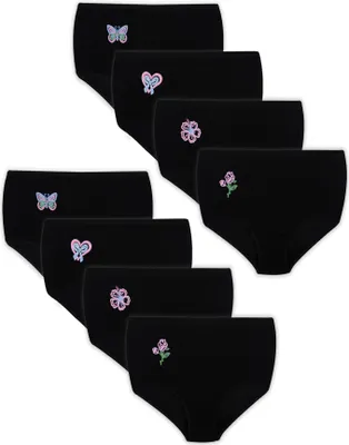 Produktbild von 8 Damen Taillenslips aus Baumwolle 48/50 8er Set Schwarz