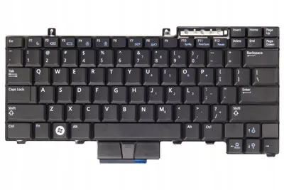 Image de Tradebit - Clavier pour DELL | Anglais US QWERTY INT | Compatibilité totale | Matériaux de haute qualité | Modèles : E5500 E6400 E6500 E5400 E6410