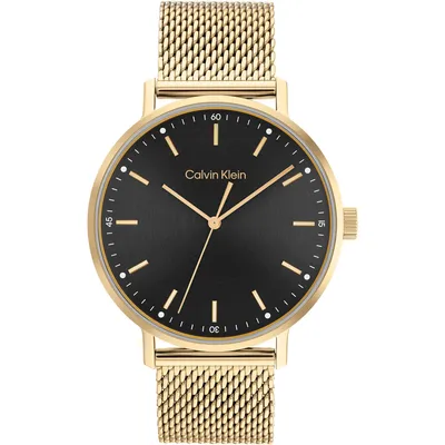 Produktbild von Nur Zeit   Maschenband Calvin Klein Gold   Kollektion Timeless - mann