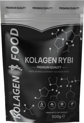 Zdjęcie produktu dla KOLAGEN NATURALNY RYBI 500g Czysty 100% W proszku