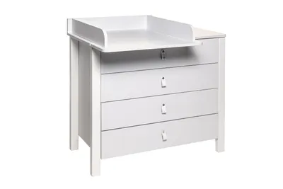 Imagen del producto de Cómoda infantil KOTTO ELIN, 90 x 90 x 45 cm: estilo, seguridad y comodidad para el día a día.