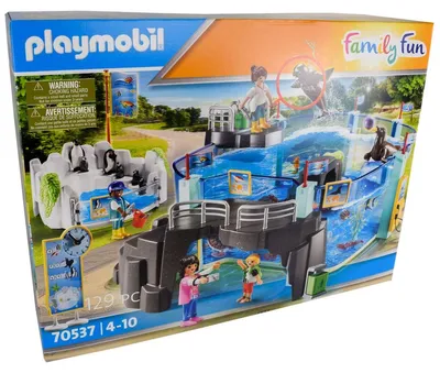 Produktbild von PLAYMOBIL 70537 Family Fun Aquarium mit Pinguinen und Zubehör