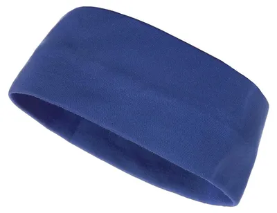 Produktbild von modAS Uni Stirnband Maritim für Erwachsene - Ohrwärmer zweilagig aus Baumwolle in Royal Größe 3 - bis 60 cm Kopfumfang (Erwachsene)