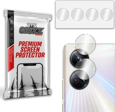 Image de Vitre de protection pour appareil photo GrizzGlass HybridGlass pour Realme 10 Pro+ Plus