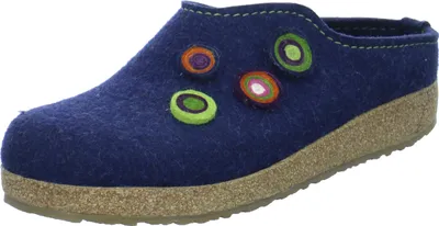 Zdjęcie produktu dla IESSE-SCHUH GMBH Grizzly Kanon damskie kapcie filcowe niebieskie damskie