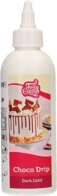 Produktbild von FunCakes Choco Drip Dunkelgold 180 g