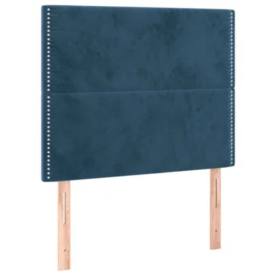 Produktbild von Kopfteil Dunkelblau 80x5x118/128 cm Samt