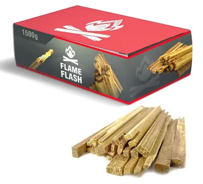 Productafbeelding van Aanmaakblokjes natuurlijk - 1500 g - Voor houtkachel, barbecue en open haard