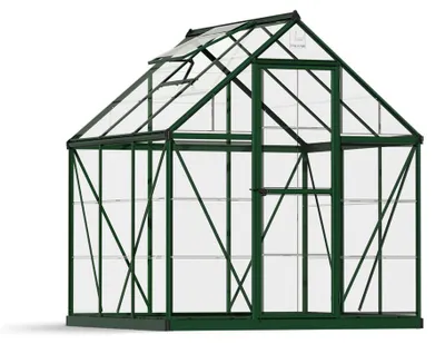 Produktbild von Palram - Canopia Aluminium Gewächshaus Harmony 66 Grün 185x185x208 cm