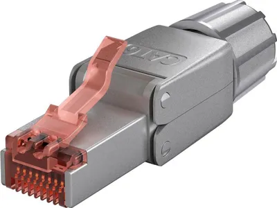 Produktbild von Goobay RJ45-Stecker CAT6 feldkonfektionierbar, STP geschirmt