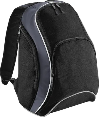 Produktbild von BagBase BG571 | Teamwear Backpack / Rucksasck | 32 x 45 x 23 cm - Farbe: Black/Graphite Grey/White - Größe: 32 x 45 x 23 cm
