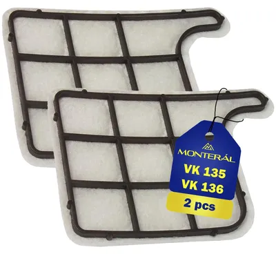 2 Staubsauger-Motorfilter für Vorwerk Kobold VK135 VK136