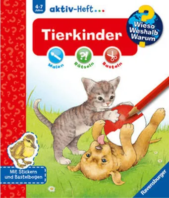 Produktbild von Wieso? Weshalb? Warum? aktiv-Heft: Tierkinder