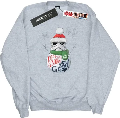 Produktbild von Star Wars - "Up To Snow Good" Sweatshirt für Herren BI45679 (S) (Grau)