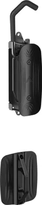 Produktbild von Wiltec vertikale Fahrrad Wandhalterung 8,2 x 25 x 18,5 cm bis 30 kg, Fahrradhalterung universell, Fahrradaufhängung aus pulverbeschichtetem Stahl