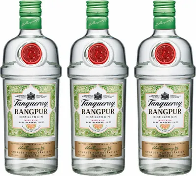 Produktbild von Tanqueray Rangpur, 3er, Destillierter Gin, Alkohol, Alkoholgetränk, Flasche, 41.3%, 700 ml, 734133