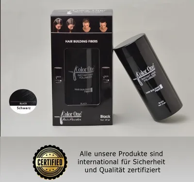 Image de Color One cheveux diffusés noir 25g - épaississement des cheveux avec effet immédiat pour les cheveux noirs