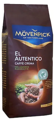 Zdjęcie produktu dla Mövenpick El Autentico Coffee Crema całe ziarna mocny smak 1000g