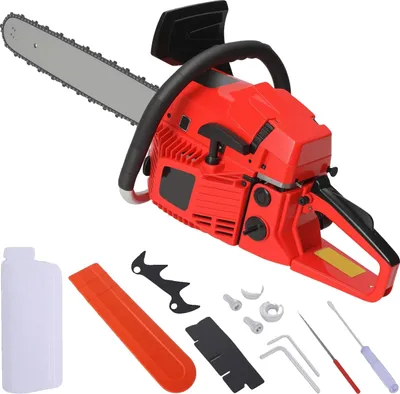 Produktbild von Benzin-Kettensäge, 2-Takt-Motor, 20" Klinge, 58CC, Benzinkette