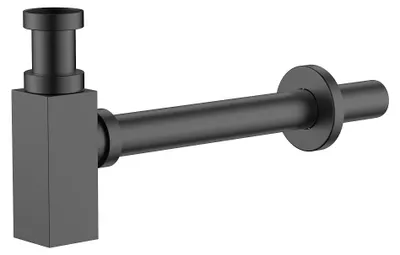 Produktbild von Avapax | Siphon Waschbeckenflasche - Gun Metal - Edelstahl - Einfach Zu Reinigen - Langlebig