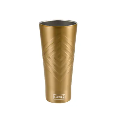 Produktbild von Lurch Becher doppelwandig, Edelstahl, 0,4 l, gold