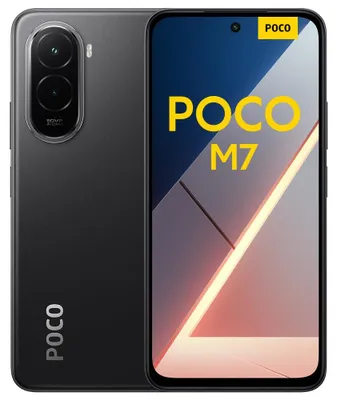 Produktbild von XIAOMI Poco M7 6+128GB, Unlocked, 6,9" FHD+ 144Hz, Snapdragon 685, 50MP KI-Dual-Kamera, 7000mAh, Schwarz