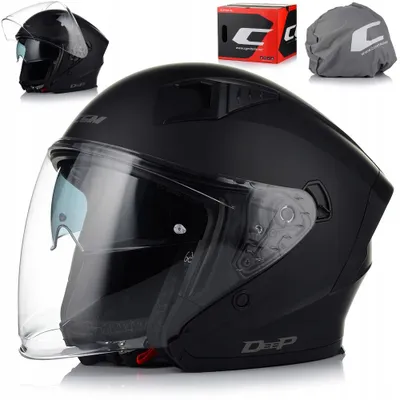 Produktbild von CGM 127A Jethelm mit Sonnenblende und Pinlock-Ready Visier | Rollerhelm Motorradhelm Chopperhelm | ECE 22.06 | XS (53-54 cm)