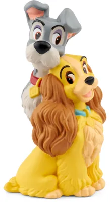 Produktbild von tonies Disney Susi & Strolch, Spielzeug-Spieldosenfigur, 4 Jahr(e), Braun, Grau, Gelb