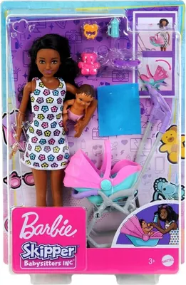 Produktbild von Barbie Skipper Babysitters Inc. HHB68, Modepuppe, Weiblich, 3 Jahr(e), Mädchen, 202 mm, 600 g