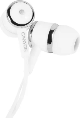 Zdjęcie produktu dla CANYON Suchawki dokanaowe EPM-01 Mic Mini-Jack 1.2m Biae