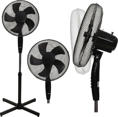 Immagine prodotto di Ventilatore da pavimento 45W - 3 modalità, 5 pale, nero
