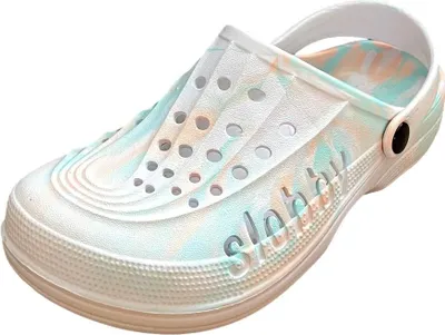 Produktbild von Damen Clogs Pastell-Farben Pantoletten Beige Bunt Gr. 39