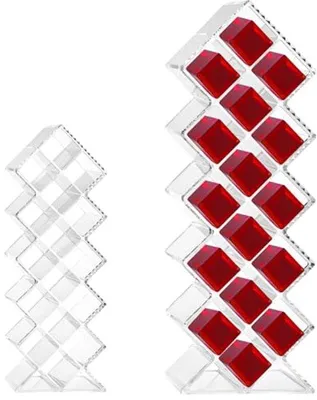 Produktbild von Ultiluxe Lippenstift Organizer - Lippenstift Halter - Lipgloss Organizer - 16 Fächer - Acryl - Transparent - Transparente