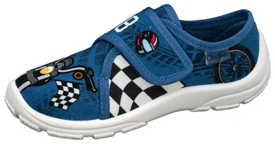 Zdjęcie produktu dla Buty marki Fischer – dziecięce kapcie na rzepy