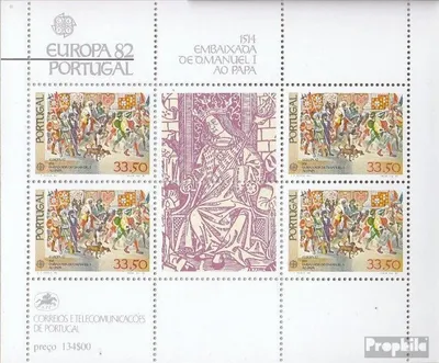 Produktbild von Briefmarken Portugal 1982 Mi Block35 (kompl.Ausg.) gestempelt Europa