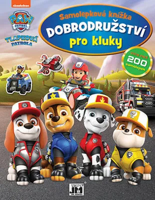 Obrázek produktu pro Velká samolepková knížka Dobrodružství s Tlapkovou patrolou