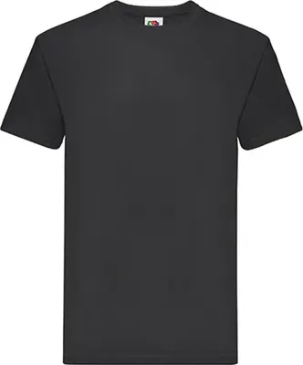 Obrázok produktu pre Fruit of the Loom 61-044-0 | Super Premium pánske tričko - farba: čierna - veľkosť: 5XL