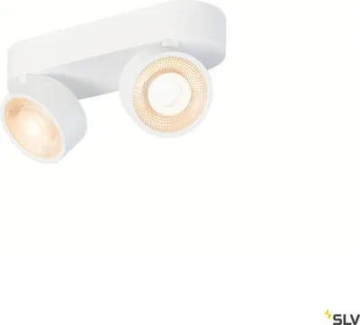 Produktbild von SLV 1010266 KALU 2.0, Wand- und Deckenaufbauleuchte, PHASE, 2700 K, 19 W, 36°, weiß