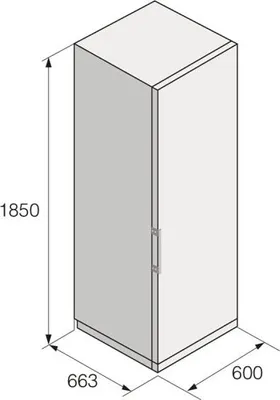 Image de Asko R23841W, 384 l, SN-N, 38 dB, C, Blanc