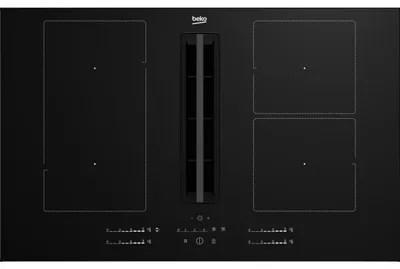 Produktbild von Beko HIXI 84700 UF, Schwarz, Integriert, 80 cm, Zonen-Induktionskochfeld, Glas, 4 Zone(n)