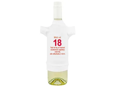 Obrázok produktu pre Tričko na fľašu k osemnástke II